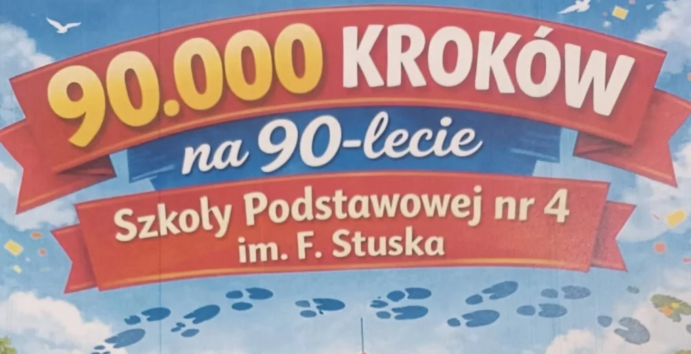 Szkoła Podstawowa nr 4 w Orzeszu-Jaśkowicach rozpoczyna wyzwanie 90.000 kroków