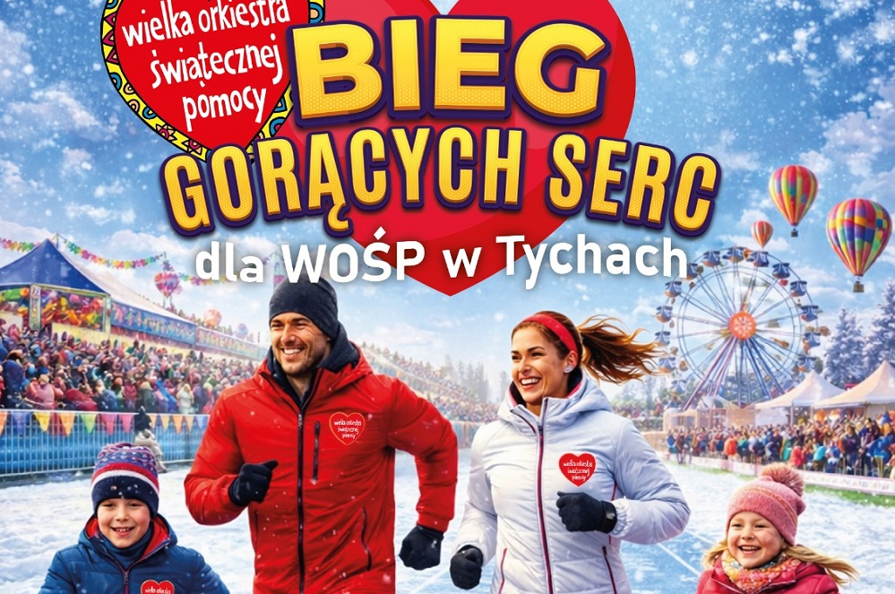 Bieg Gorących Serc w Tychach – sportowo i z sercem dla WOŚP