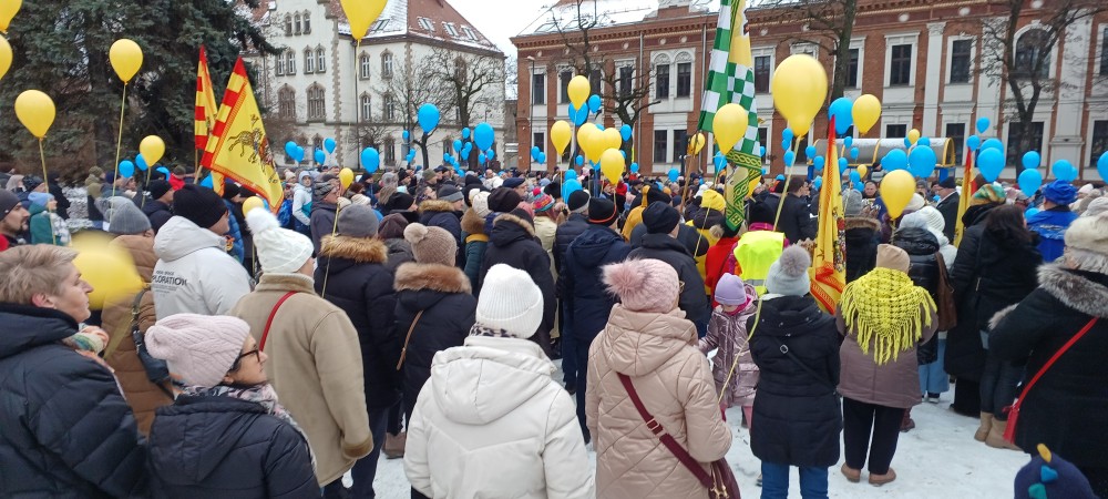 Orszak Trzech Króli 2026 w Zabrzu. Ulicami miasta przeszedł barwny pochód / fot. Sara Synowiec