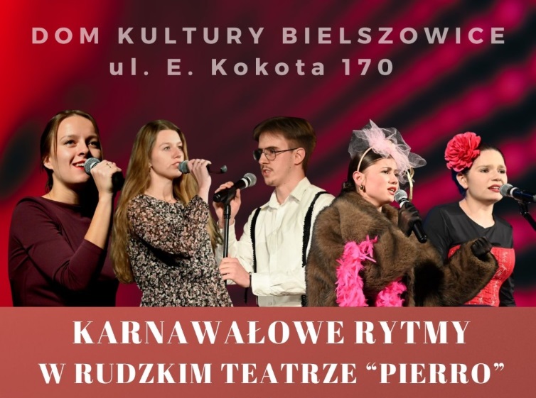 Karnawałowe Rytmy w Rudzkim Teatrze Pierro – poczuj magię karnawału!