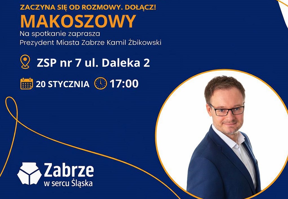 Zabrze: cykl „Miasto bliżej ludzi” tym razem w Makoszowach. Podano szczegóły
