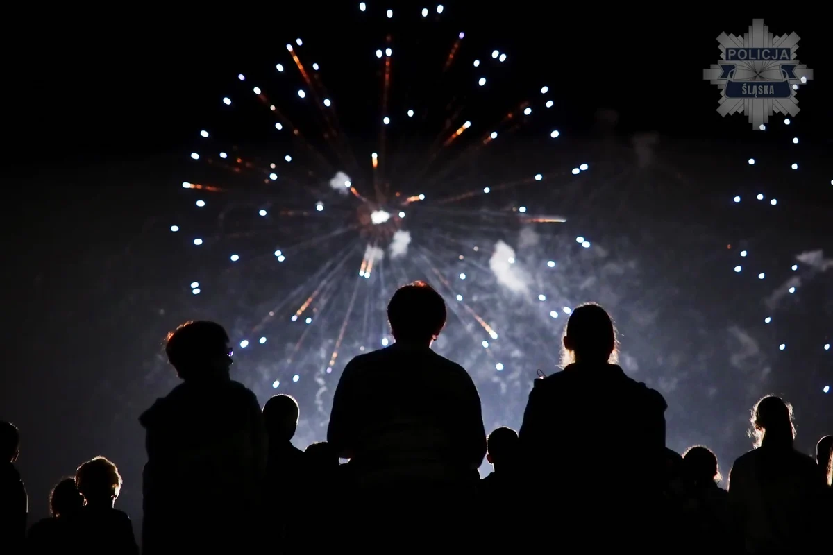 Śląska policja podsumowuje sylwestra: 1618 interwencji i 5 wypadków na drogach