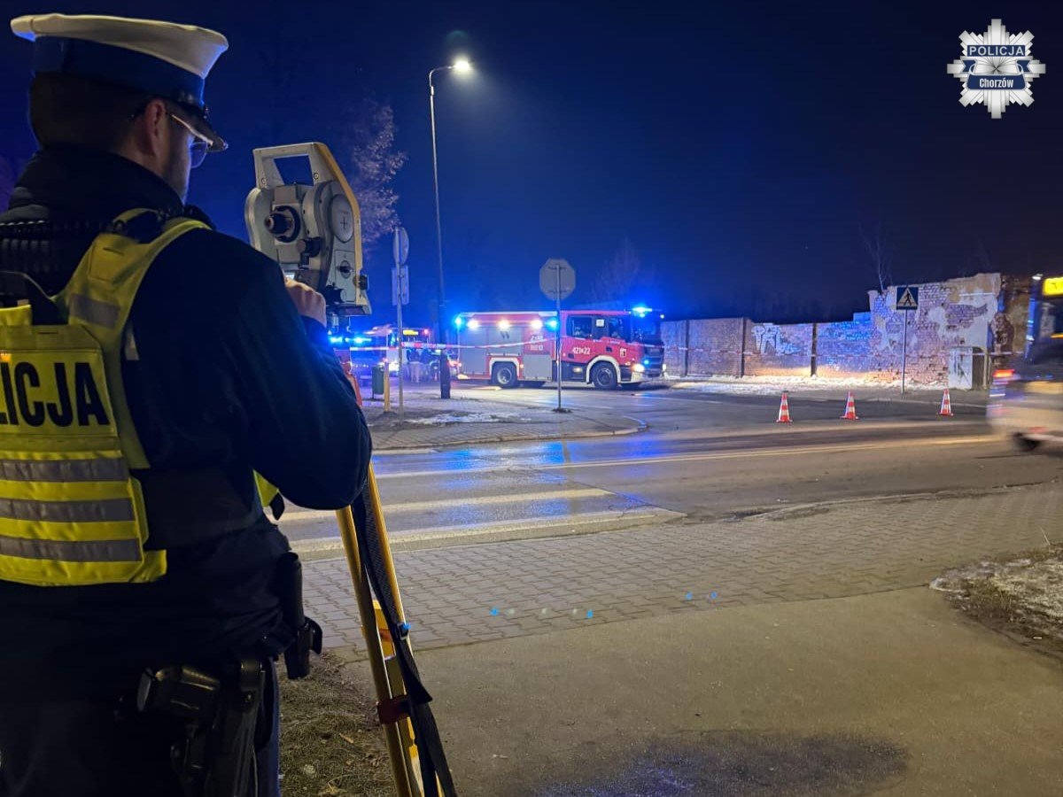 Tragiczne potrącenie pieszego w Chorzowie