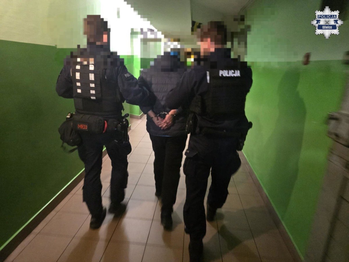 Gliwice: 69-latek zatrzymany za przemoc domową wobec żony – grozi mu 5 lat więzienia