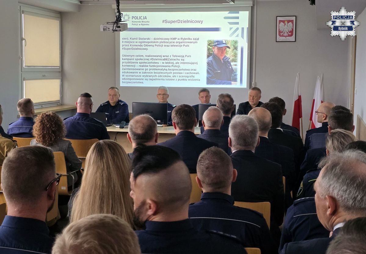 Podsumowanie pracy rybnickiej Policji. Cele na 2026 rok i współpraca z władzami lokalnymi