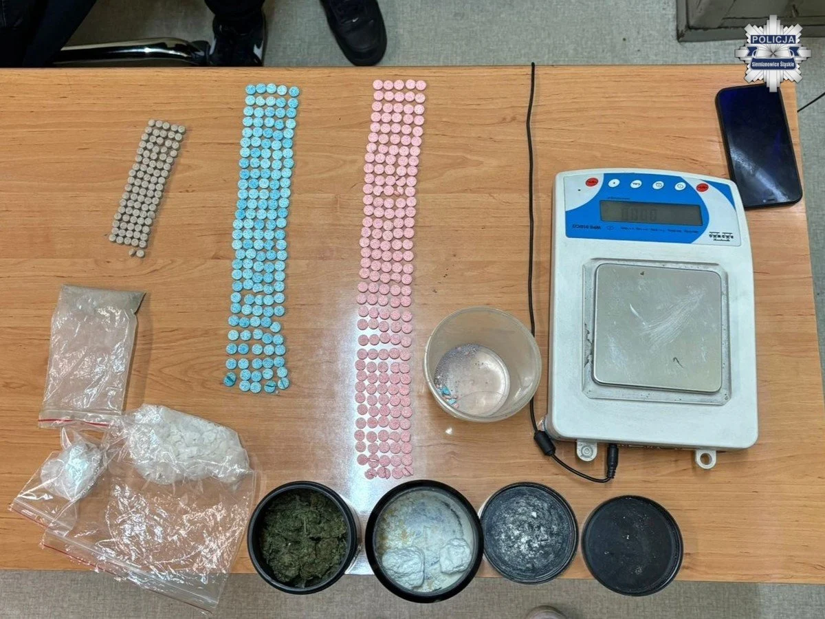 Akcja policji w Bytomiu: Kryminalni zabezpieczyli 800 gramów narkotyków