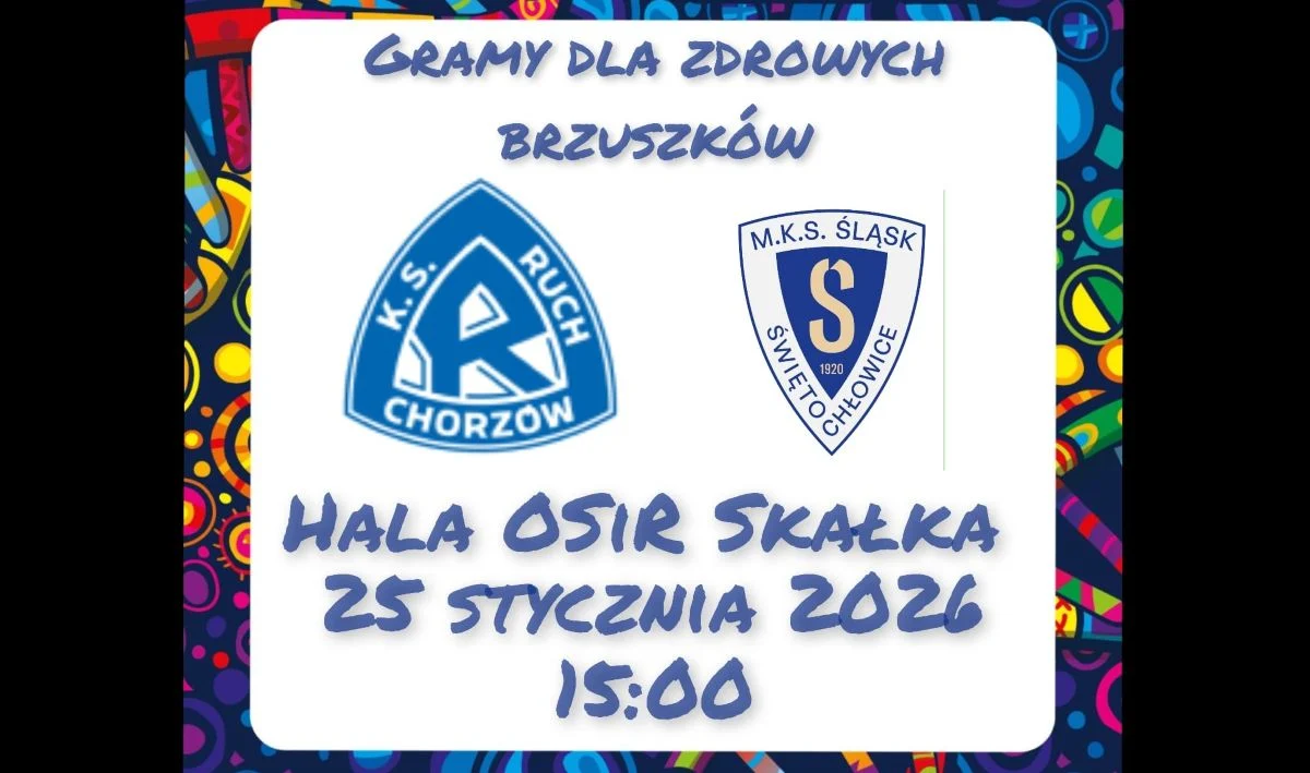 Charytatywny mecz piłkarski WOŚP w Świętochłowicach. Śląsk DEMARKO kontra Ruch Chorzów