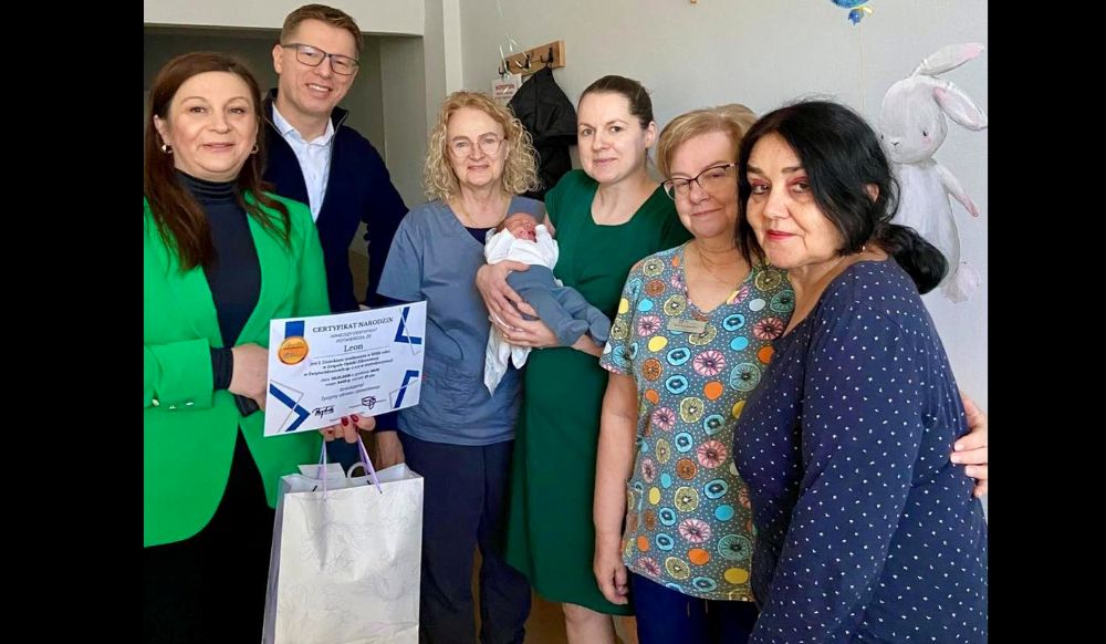 Pierwszy noworodek 2026 roku w Świętochłowicach. Na świat przyszedł Leon