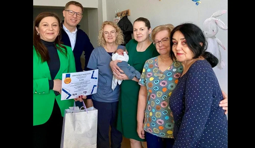 Pierwszy noworodek 2026 roku w Świętochłowicach. Na świat przyszedł Leon