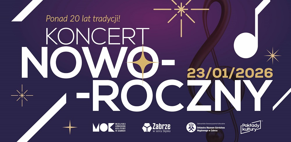 Noworoczna Gala w Zabrzu – Koncert i Nagrody „Przyjaciel MOK” już 23 stycznia