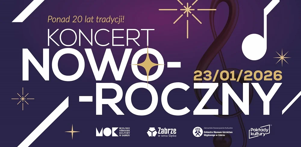 Noworoczna Gala w Zabrzu – Koncert i Nagrody „Przyjaciel MOK” już 23 stycznia