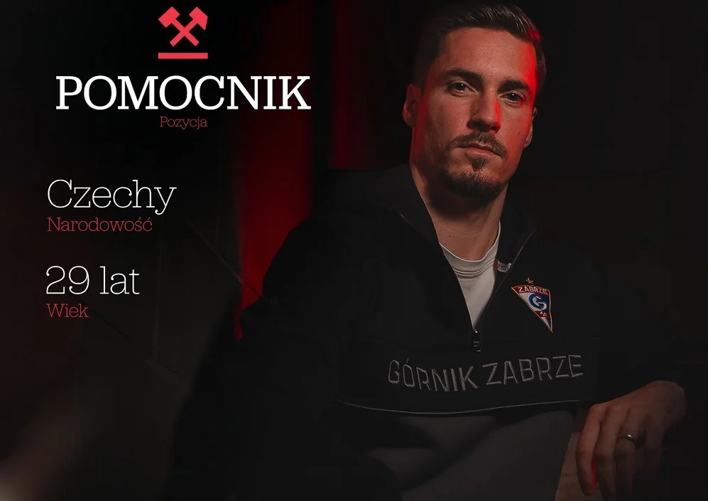 Górnik Zabrze wzmacnia skład: Lukas Sadilek dołącza do drużyny na stałe