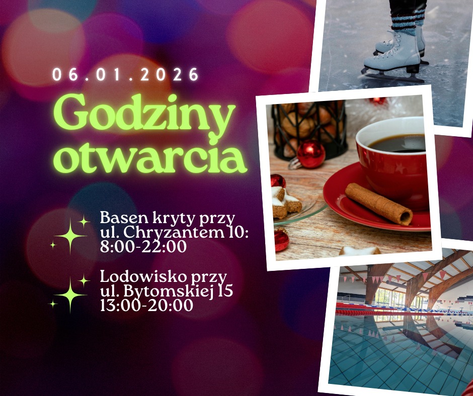 Zimowa zabawa i relaks w Rudzie Śląskiej – sprawdź godziny otwarcia MOSiR 6 stycznia!