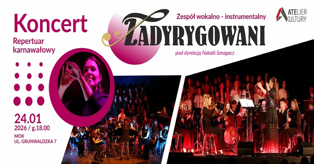 Wielki koncert Zadyrygowanych – karnawałowe rytmy w Mysłowicach!