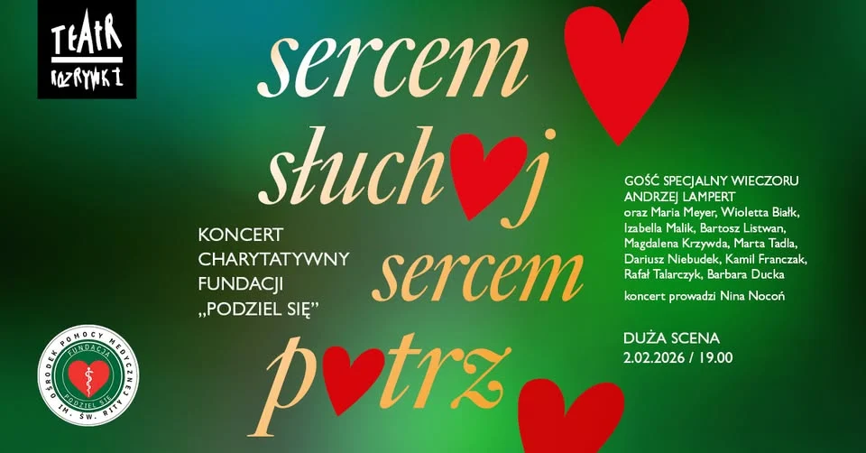 Koncert charytatywny w Teatrze Rozrywki. Chorzów zagra dla potrzebujących!