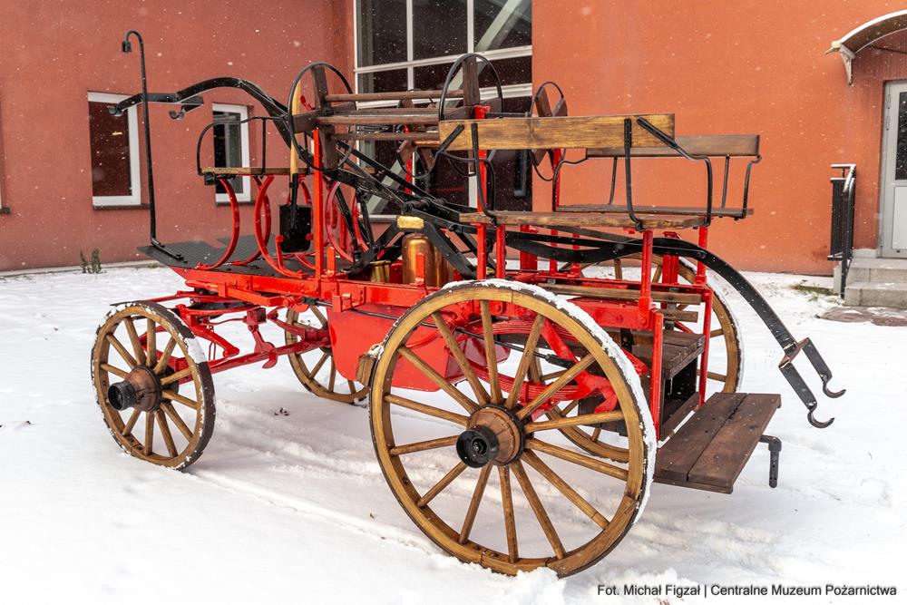 Zakończenie renowacji sikawki konnej w Centralnym Muzeum Pożarnictwa [FOTO]