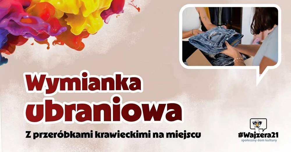Wajzera21: wymiana ubrań 24 stycznia. Proste zasady, bez magazynowania