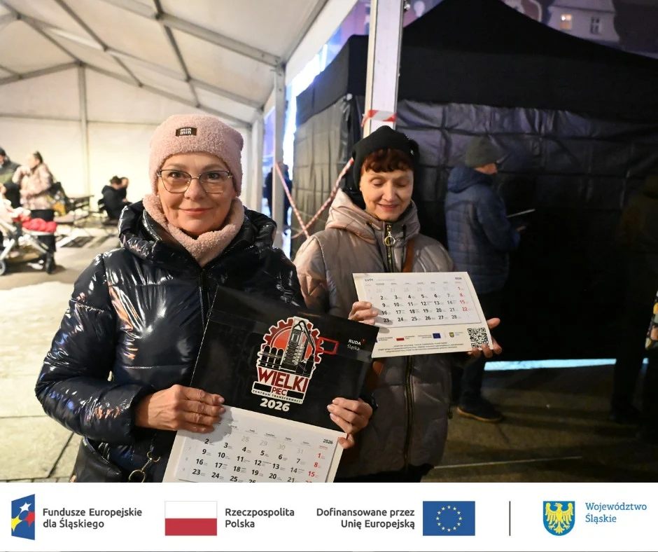Wielki Piec Huty „Pokój” na kalendarzu 2026. Miasto rozdaje darmowe egzemplarze