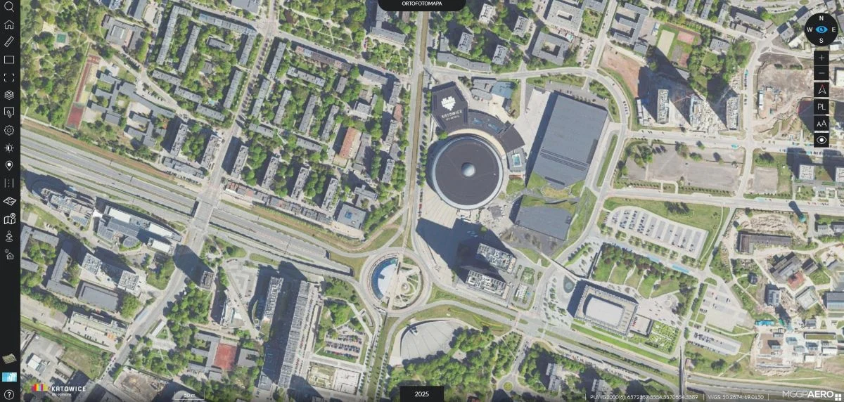 Katowice w nowym wymiarze. Miasto udostępnia ultradokładne dane 3D i zdjęcia lotnicze
