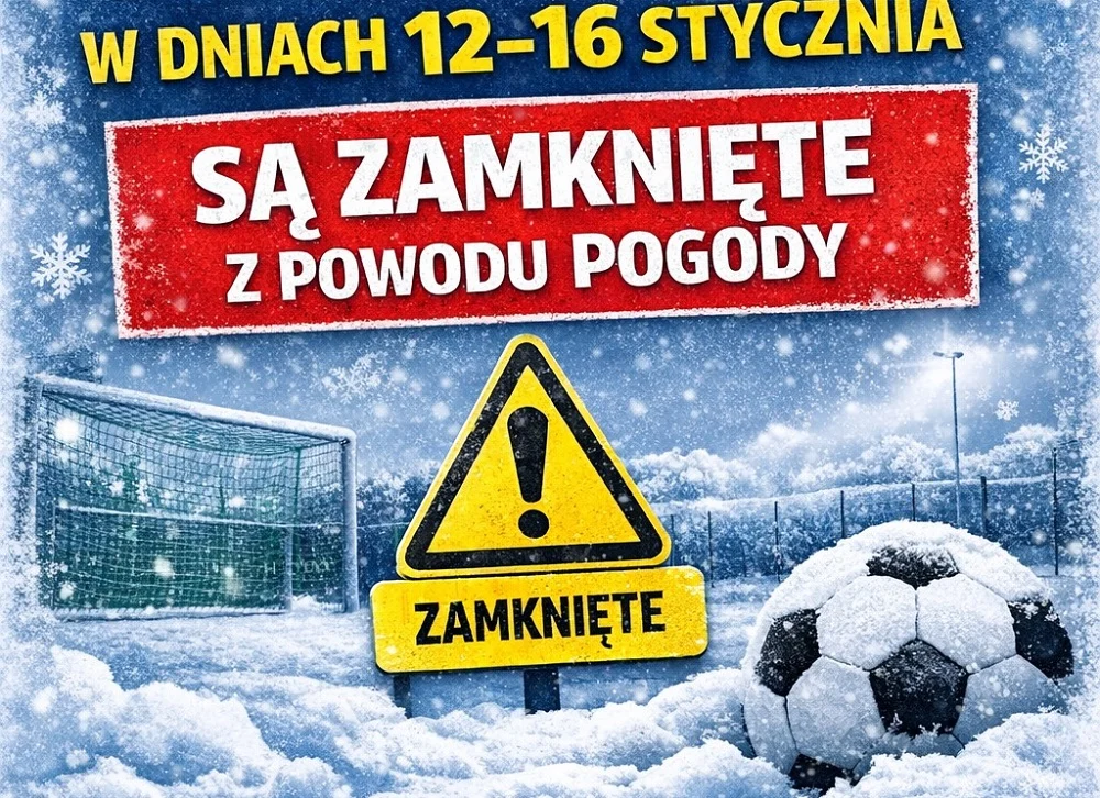 Mikołów: orliki przy Katowickiej i Grażyńskiego zamknięte do 16 stycznia