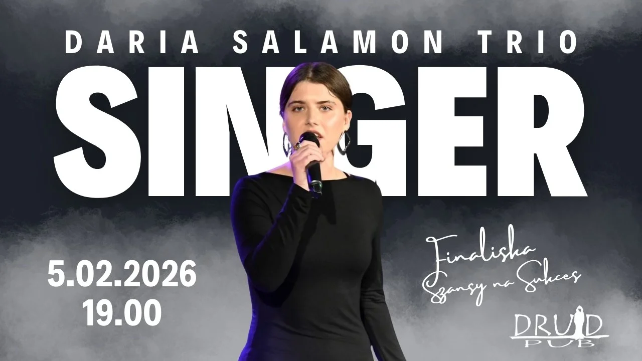 Daria Salamon wystąpi w Rudzie Śląskiej. Zwyciężczyni „Szansy na sukces” zagra w Druidzie