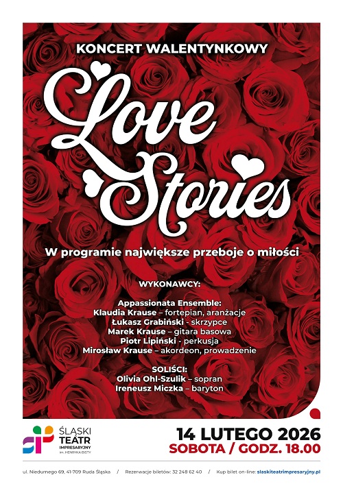 LOVE STORIES koncert walentynkowy