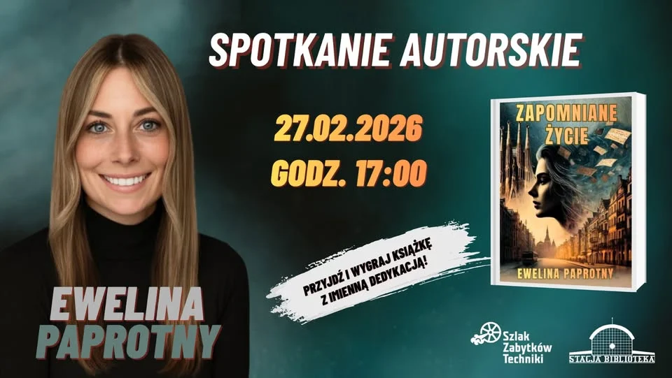 „Zapomniane życie” – spotkanie z autorką Eweliną Paprotny w Stacji Biblioteka