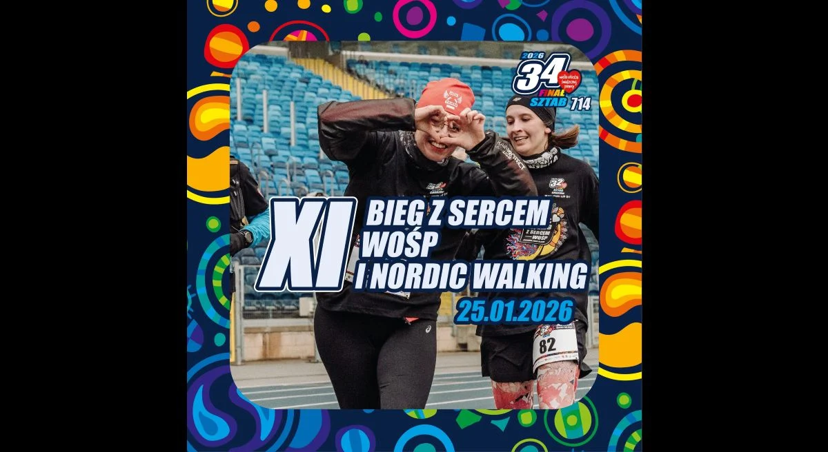 Bieg z Sercem WOŚP na Stadionie Śląskim. Chorzów pobiegnie dla zdrowia!