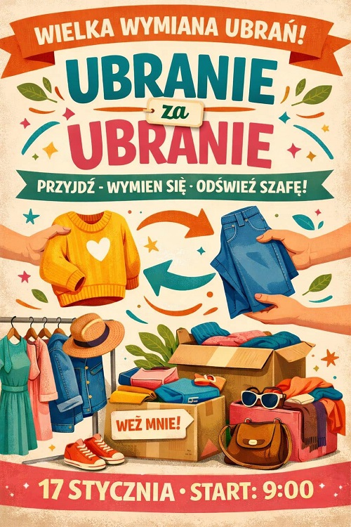 Wymiana ubrań bez gotówki: akcja dla pań 40+ / fot. UM Mysłowice