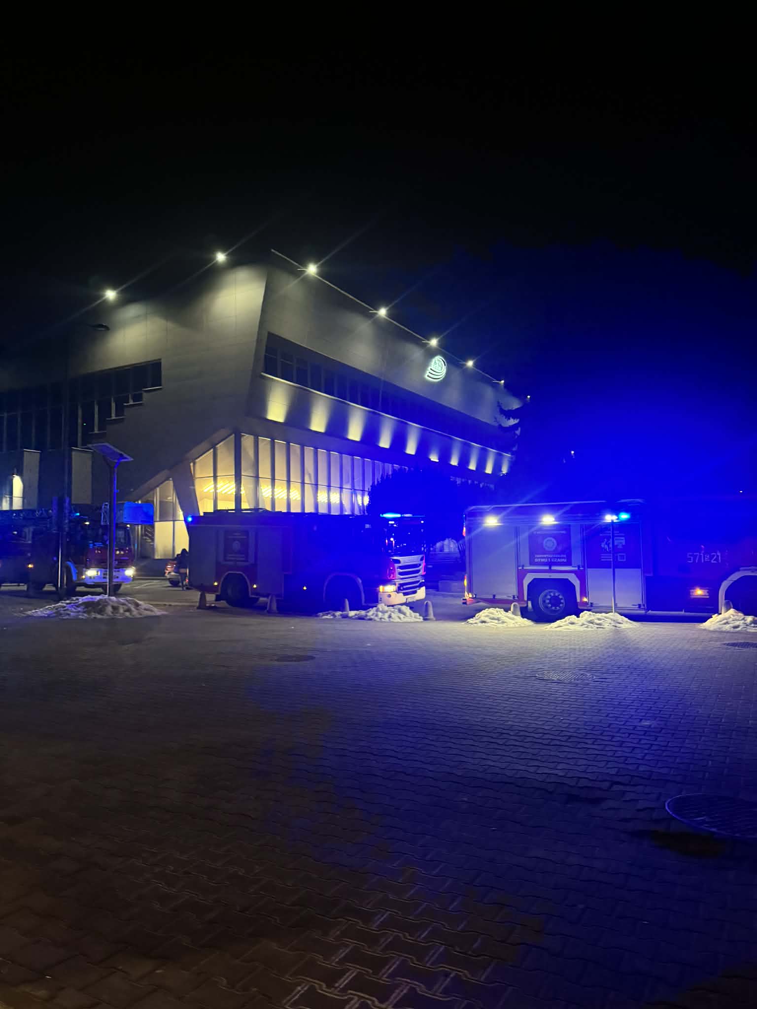 Ewakuacja w Aquadromie / fot. czytelnik