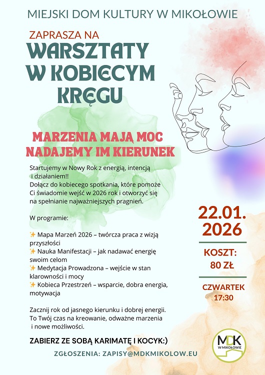 „Nadajmy marzeniom kierunek” – kobiece warsztaty w Mikołowie / fot. MDK Mikołów