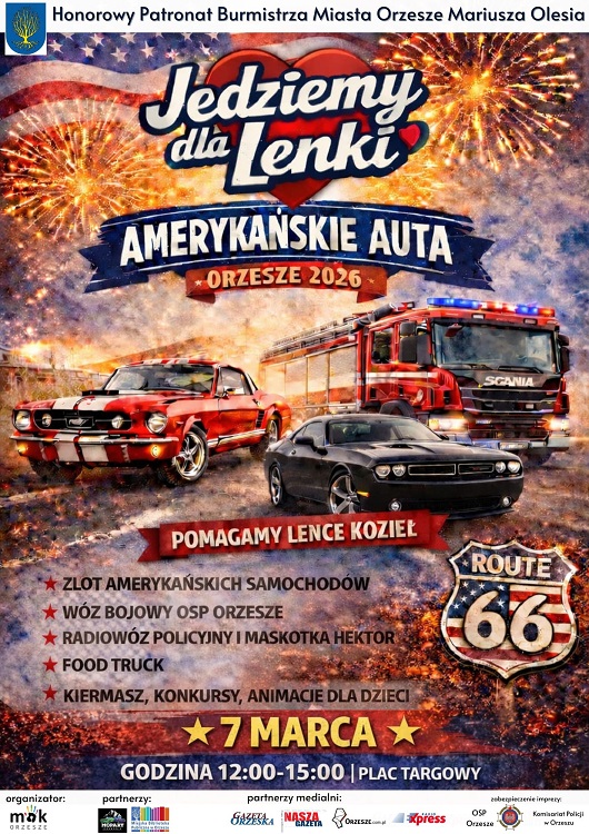 Amerykańskie auta w Orzeszu! Już w marcu – wyjątkowe wydarzenie dla Lenki / fot. MOK Orzesze