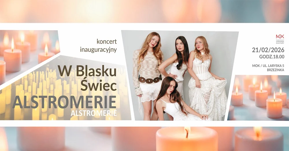Nowy cykl koncertów w Mysłowickim Ośrodku Kultury. „W Blasku Świec” rusza w lutym