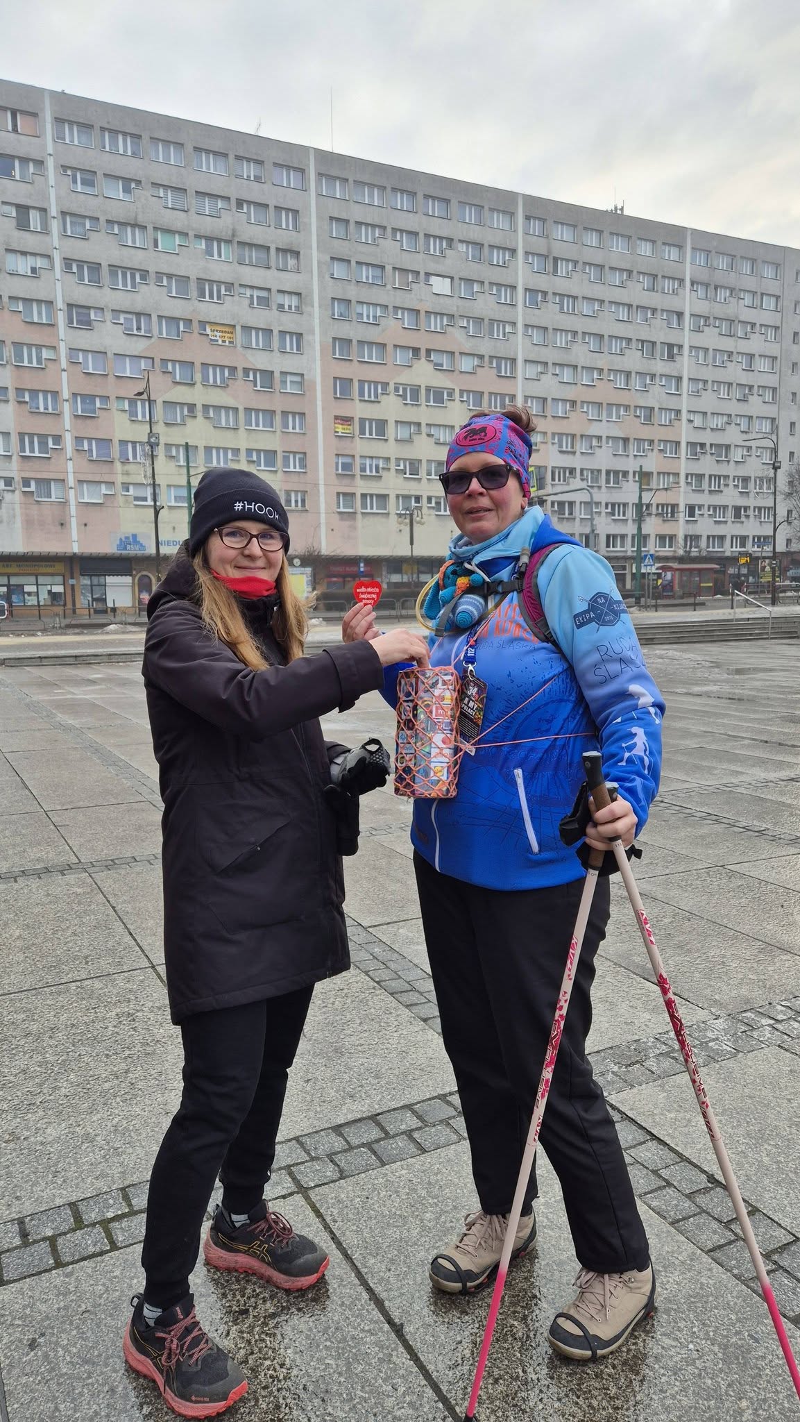 WOŚP Ruda Śląska: Ekipa Na Kijach przeszła 34 km – nordic walking przez dzielnice / fot. Ekipa na Kijach FB