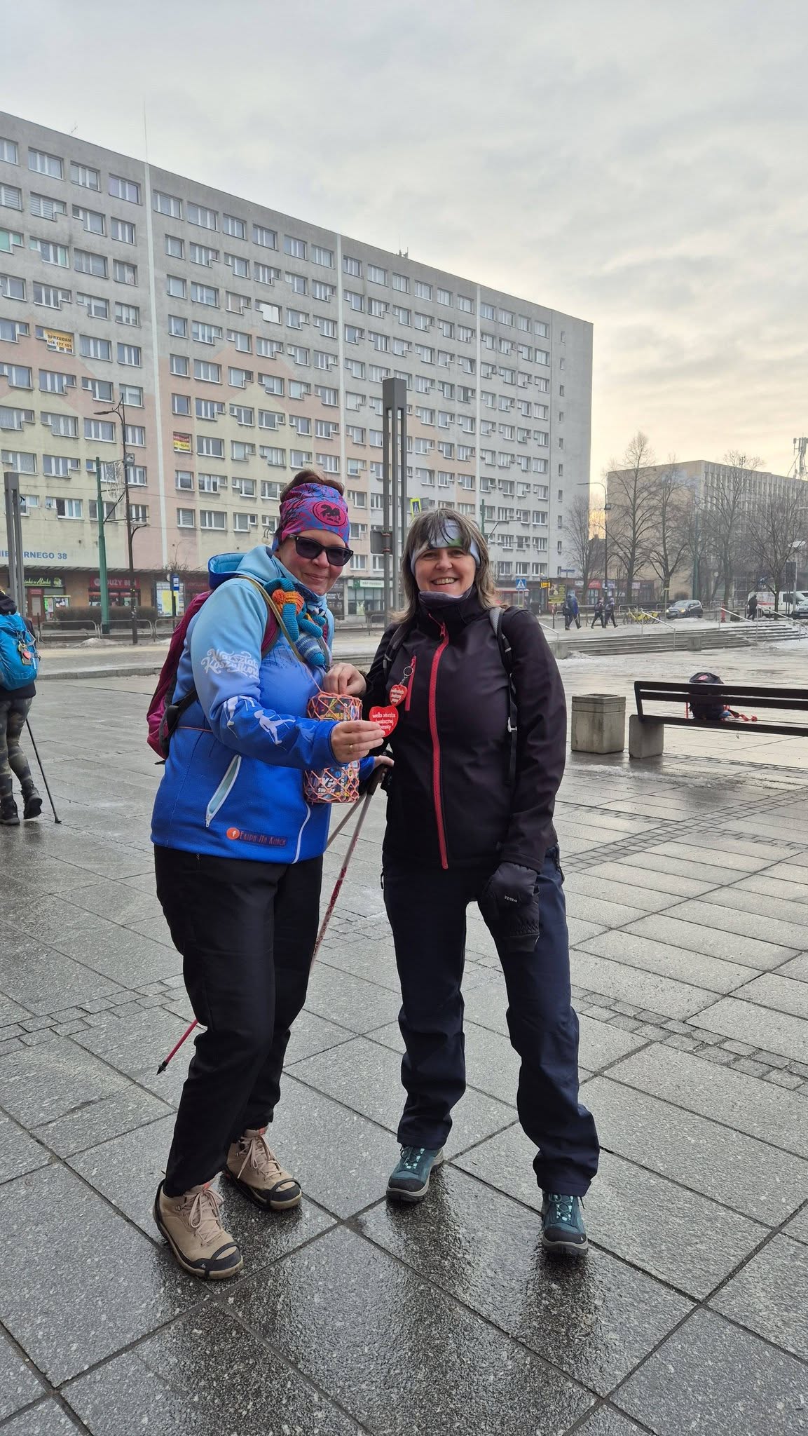 WOŚP Ruda Śląska: Ekipa Na Kijach przeszła 34 km – nordic walking przez dzielnice / fot. Ekipa na Kijach FB