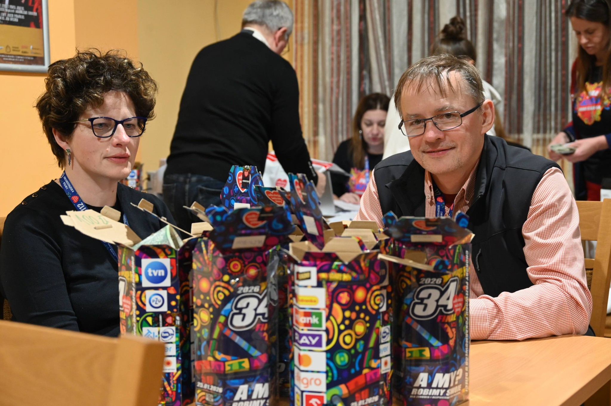 Wyniki dwóch rudzkich sztabów WOŚP na godz. 18:00 / fot. UM Ruda Śląska