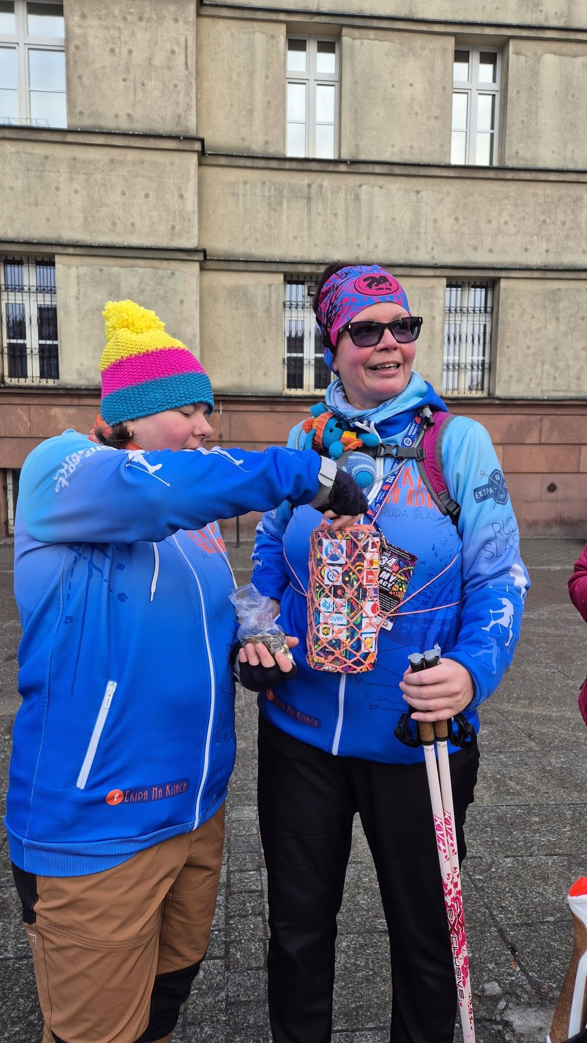 WOŚP Ruda Śląska: Ekipa Na Kijach przeszła 34 km – nordic walking przez dzielnice / fot. Ekipa na Kijach FB