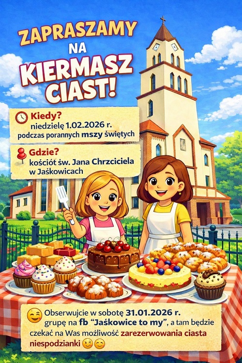 Kiermasz ciast w Jaśkowicach! / fot. FB Jaśkowice to My!!!
