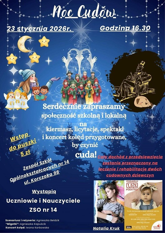 Noc Cudów w Zabrzu: Kiermasz, koncerty i pomoc dla Mai i Natalii! / fot. UM Zabrze