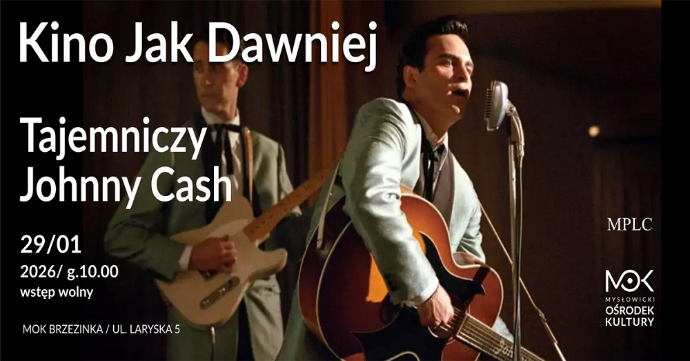 "Kino Jak Dawniej" powraca z filmem o Johnny'm Cashu – wstęp wolny!
