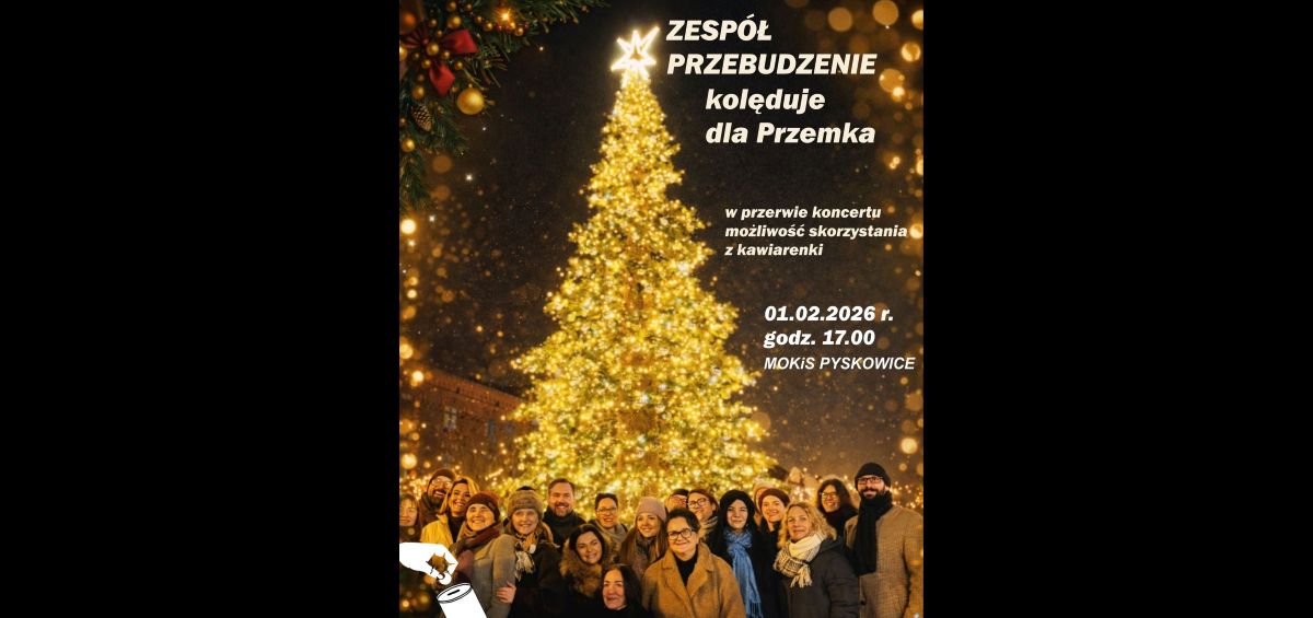 Charytatywny koncert kolęd w Pyskowicach – wspólne śpiewanie i pomoc dla Przemka