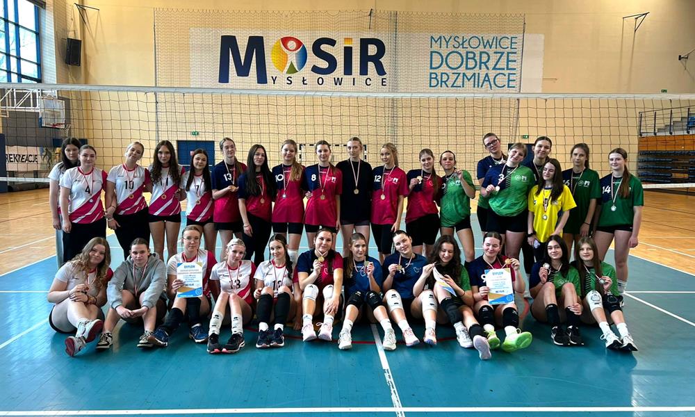 I Liceum Ogólnokształcące najlepsze w rozgrywkach siatkarskich szkół ponadpodstawowych w Mysłowicach