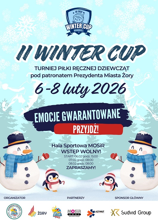 II Winter CUP w Żorach – Turniej Piłki Ręcznej pod Patronatem Prezydenta Miasta / fot. MOSiR Żory