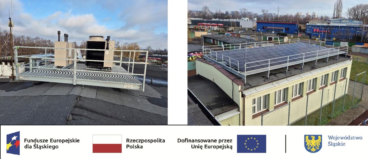 SP nr 14 w Chorzowie stawia na ekologię. Fotowoltaika i pompy ciepła już zamontowane / fot. UM Chorzów FB