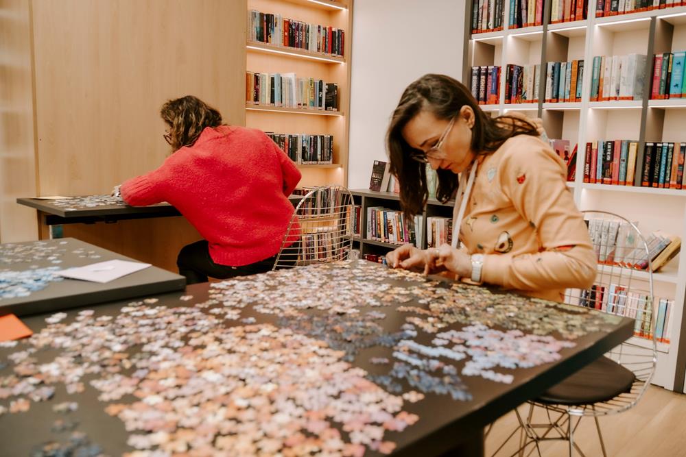 Konkurs układania puzzli w Strefie Młodych – Światowy Dzień Puzzli w Żorach