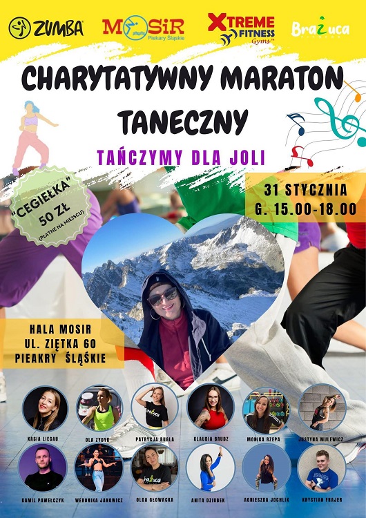 Charytatywny Maraton Taneczny w Piekarach Śląskich – pomóż Joli wrócić do zdrowia! / fot. UM Piekary Śląskie