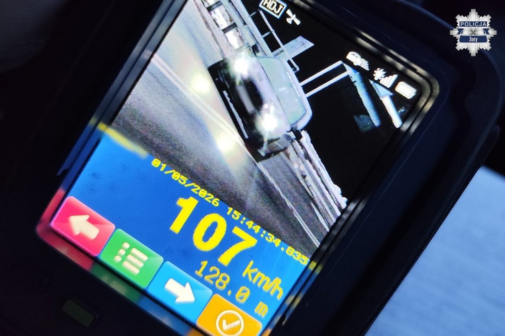 Kierowca BMW zatrzymany za nadmierną prędkość w Żorach – 57 km/h powyżej limitu!