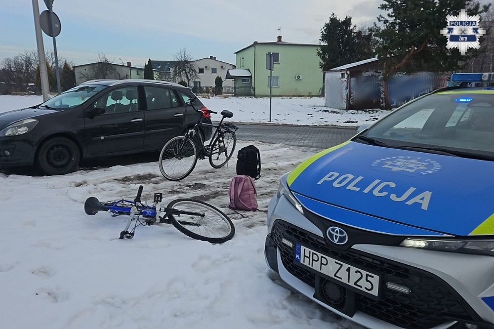 2500 zł mandatu dla rowerzysty w Żorach. Policja przypomina: trzeźwość obowiązuje wszystkich