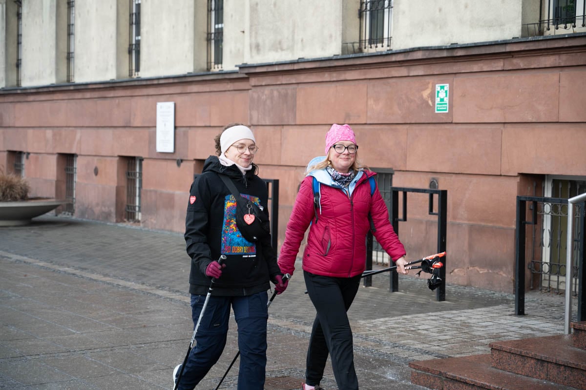 WOŚP Ruda Śląska: Ekipa Na Kijach przeszła 34 km – nordic walking przez dzielnice / fot. Krzysztof Faber