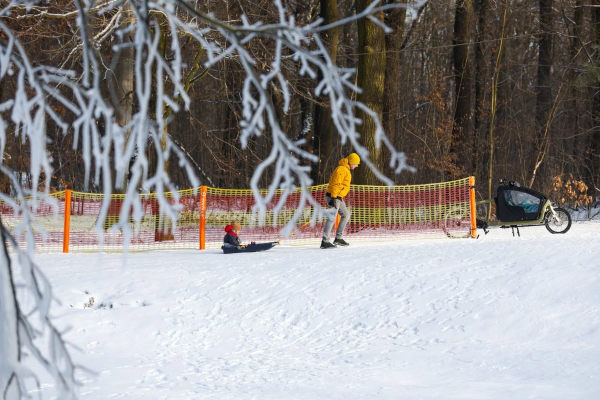 Tor saneczkowy w Parku Kościuszki już czeka na amatorów zjeżdżania!